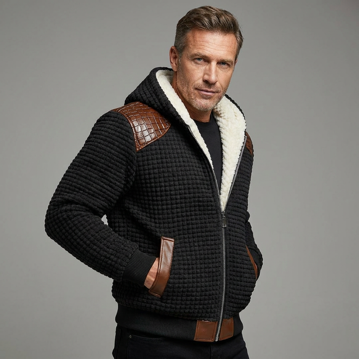 Men's Classic Insulated Winter Jacket Durable Outer Fabric 7