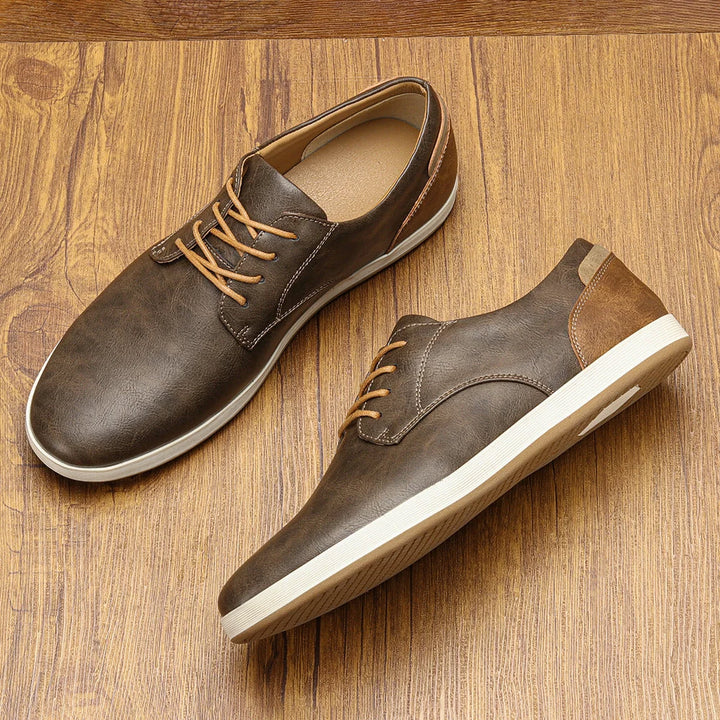 Mens Trainers Classic Leather Casual Durable 2