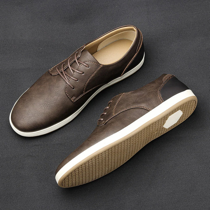 Mens Trainers Classic Leather Casual Durable 5