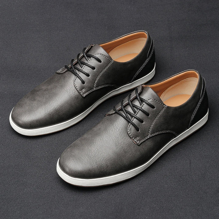 Mens Trainers Classic Leather Casual Durable 6