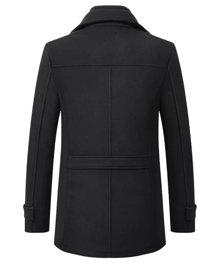 Mens Classic Tailored Wool Coat Lightweight Premium Wool 8