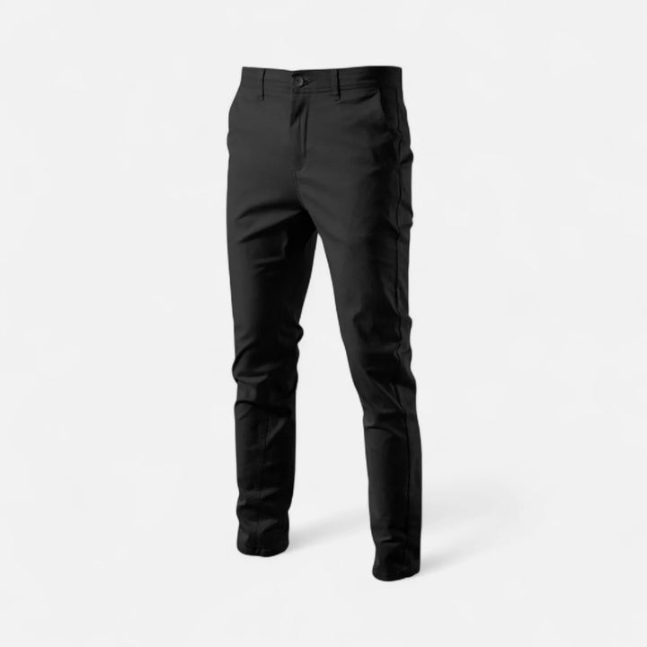 Mens Trousers Tailored Smart Casual Chino Cotton Blend 4