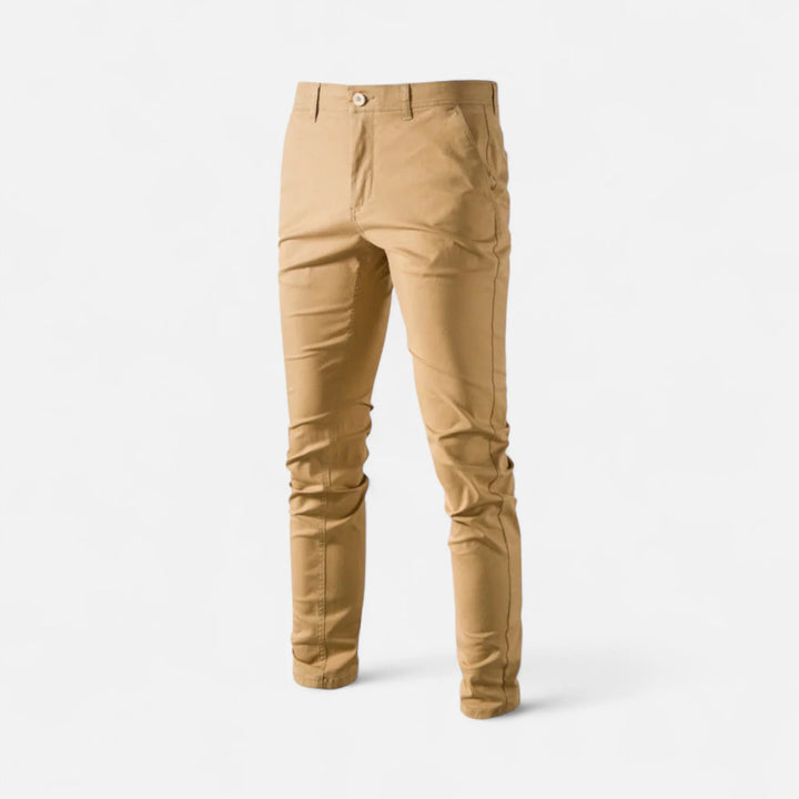 Mens Trousers Tailored Smart Casual Chino Cotton Blend 6