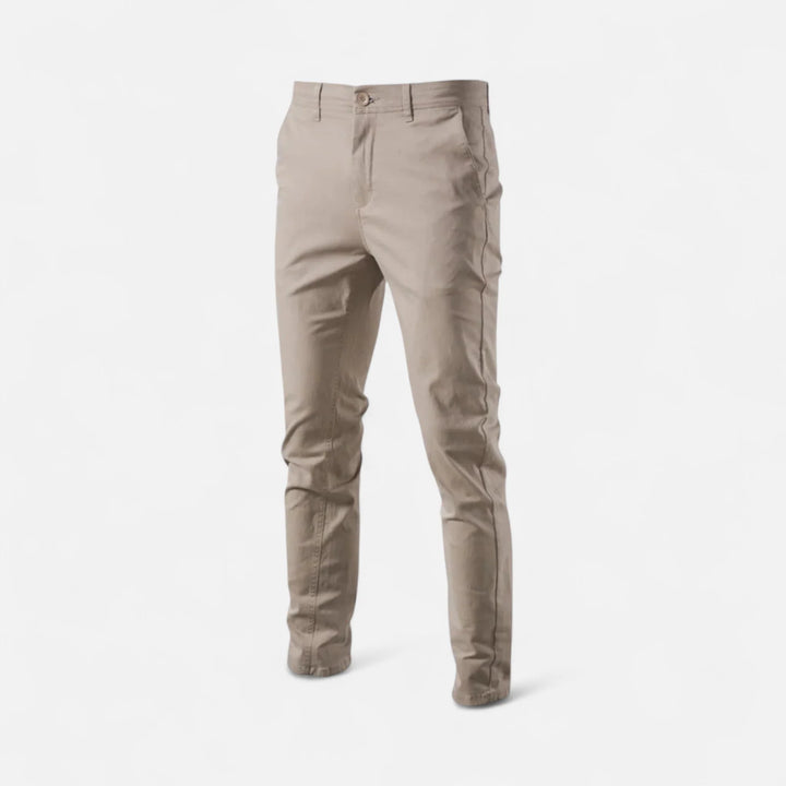 Mens Trousers Tailored Smart Casual Chino Cotton Blend 7