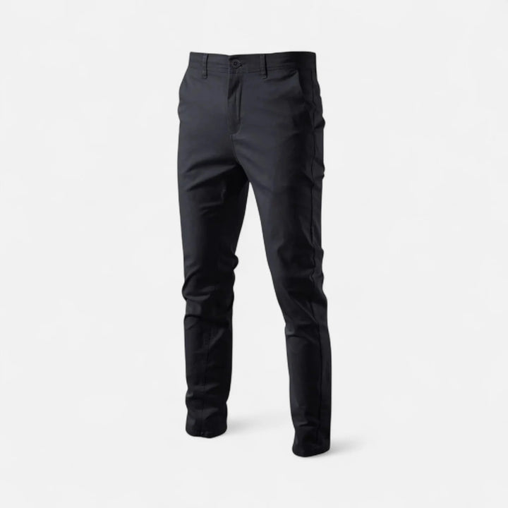 Mens Trousers Tailored Smart Casual Chino Cotton Blend 8