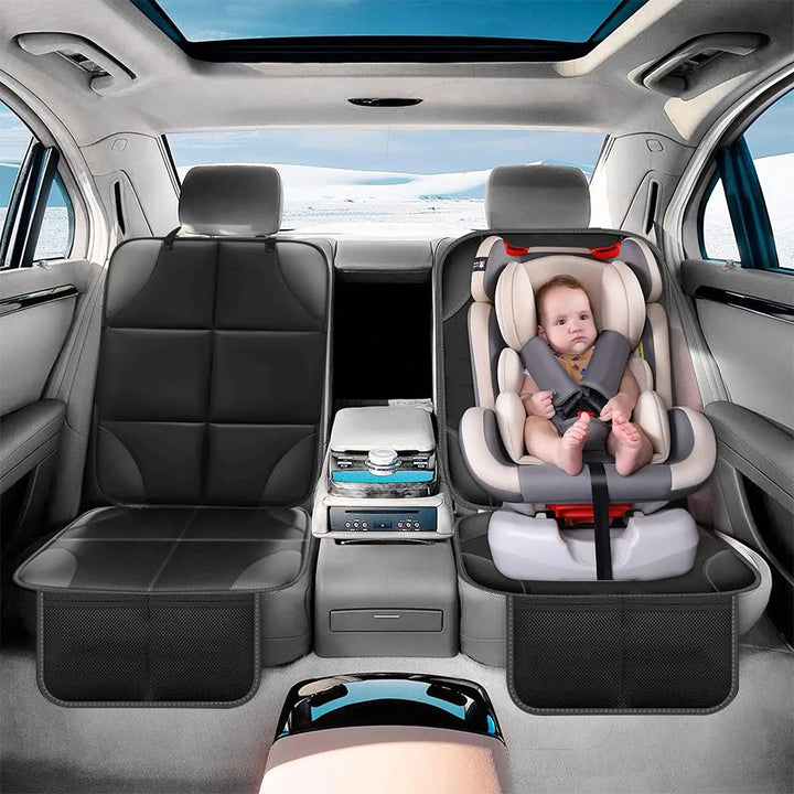 Waterproof Car Seat Protector – Non-Slip Seat Protector with Thick Padding for Child Car Seats, 600D Fabric, 1 or 2 Pack