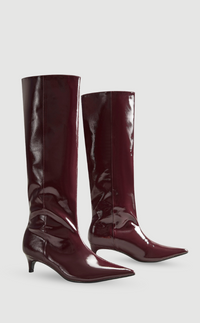 Anneliese | Women's Pointed Toe Knee High Boots – Elegant Everyday Style