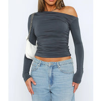 Nadia | Women's Off Shoulder Top with Ruched Detail