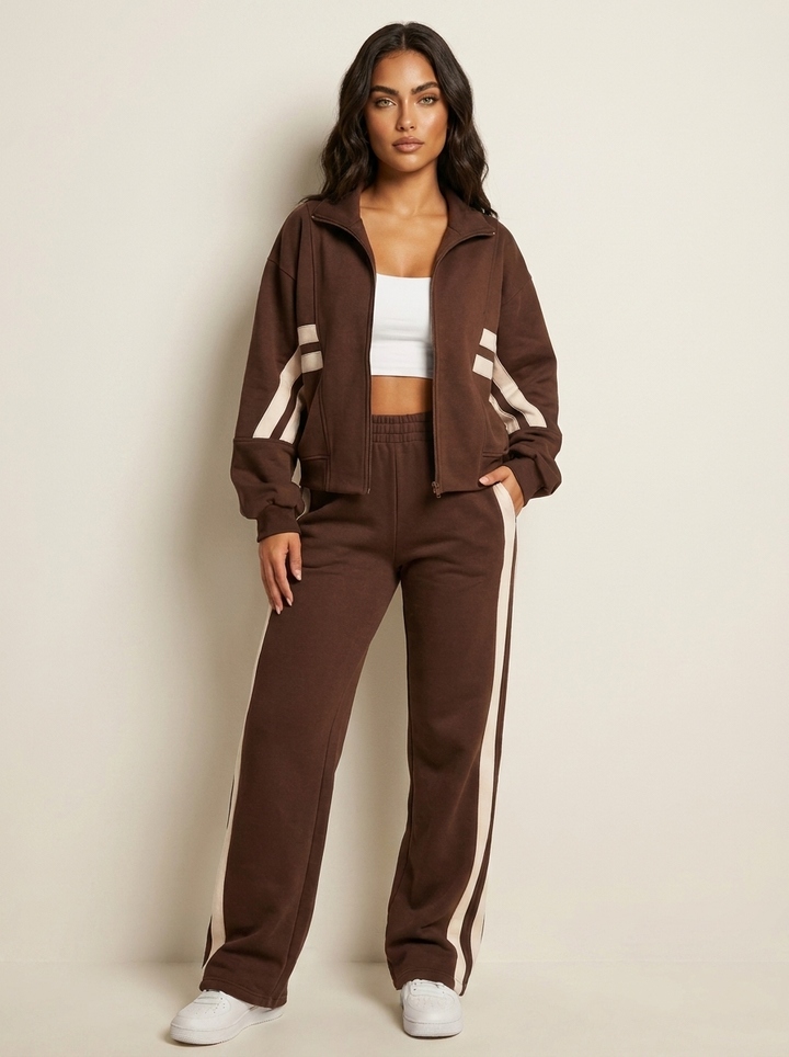 Romy | Women's Tracksuit – Zip-Up Jacket & Trousers Two-Piece Training Set