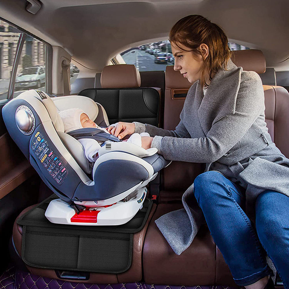 Waterproof Car Seat Protector – Non-Slip Seat Protector with Thick Padding for Child Car Seats, 600D Fabric, 1 or 2 Pack