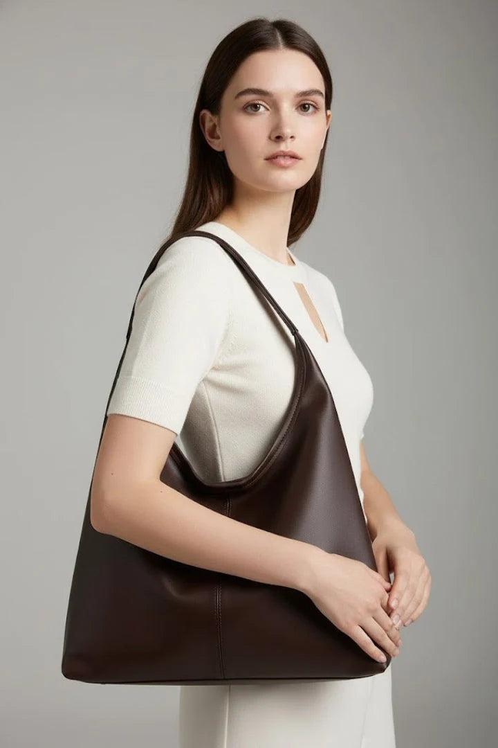 Women’s Classic Tote Bag Large Inner Pocket Faux Leather 3