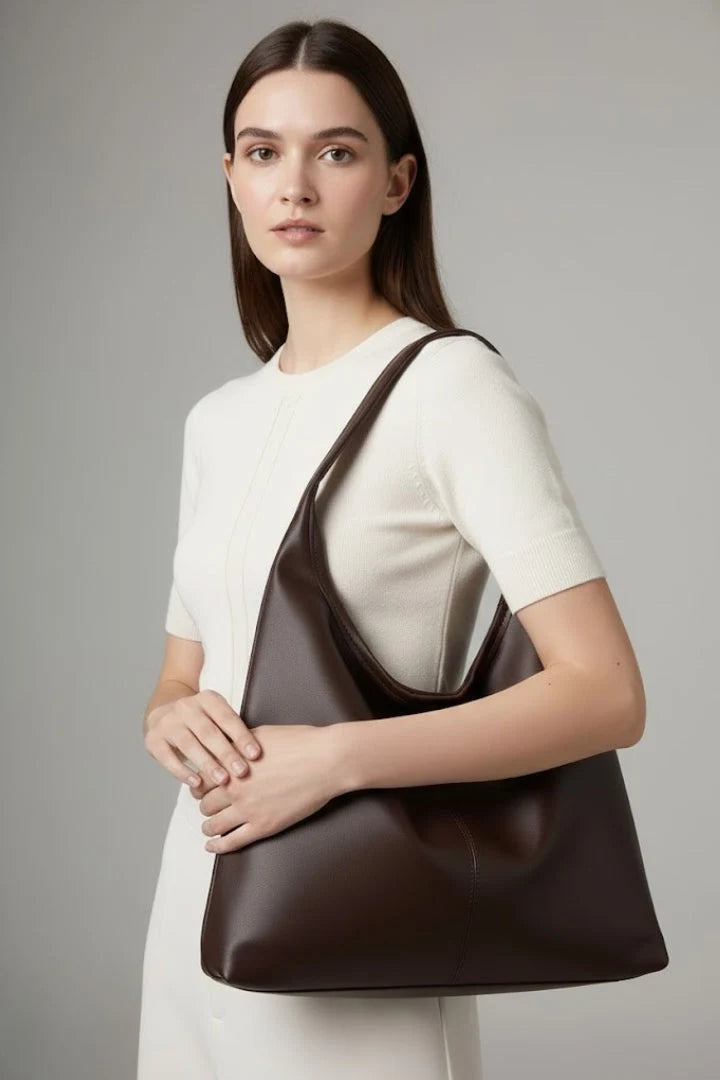 Women’s Classic Tote Bag Large Inner Pocket Faux Leather 4