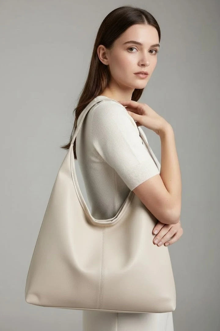 Women’s Classic Tote Bag Large Inner Pocket Faux Leather 6
