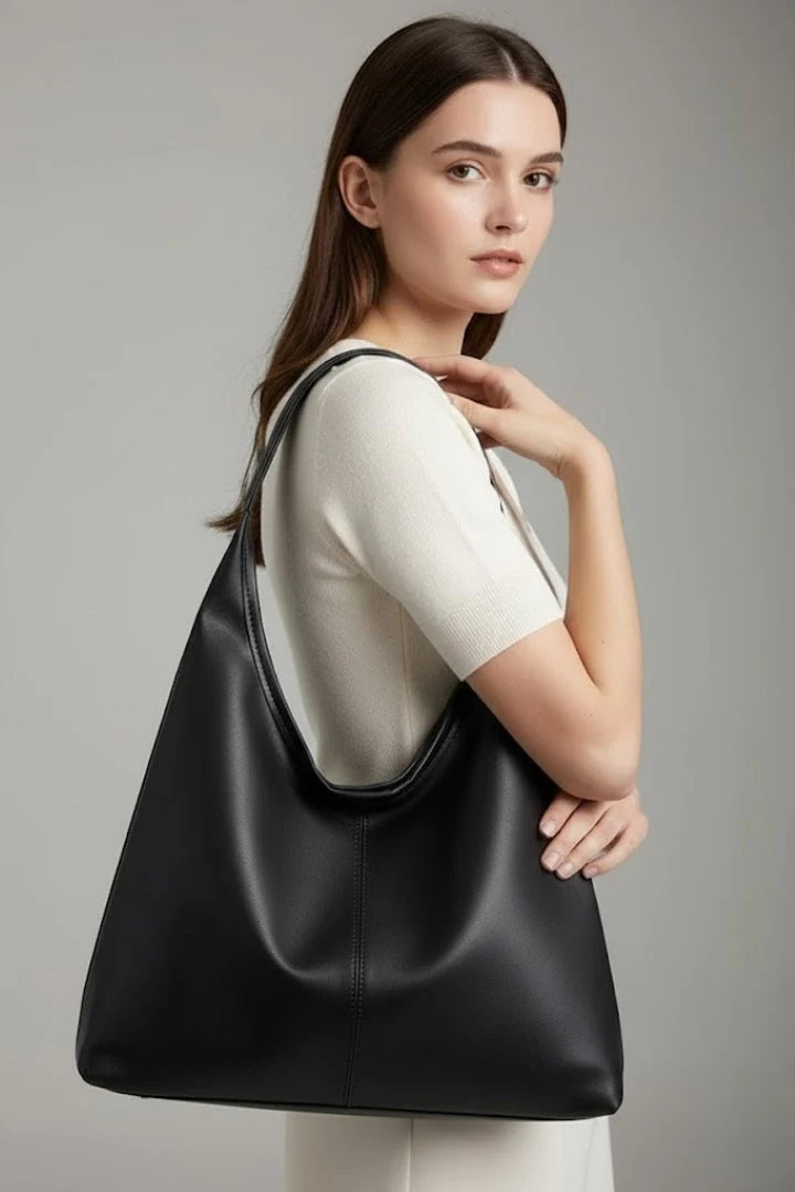 Women’s Classic Tote Bag Large Inner Pocket Faux Leather 7