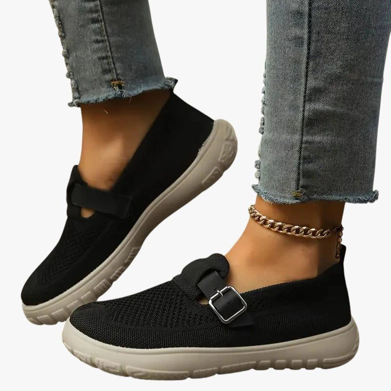 Womens Breathable Slip-On Comfortable Walking Shoes Mesh 2