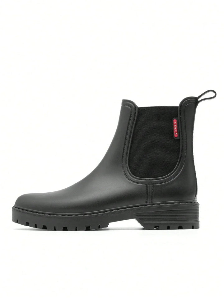 Womens Chelsea Waterproof Rain Boots Matte Rubber 3