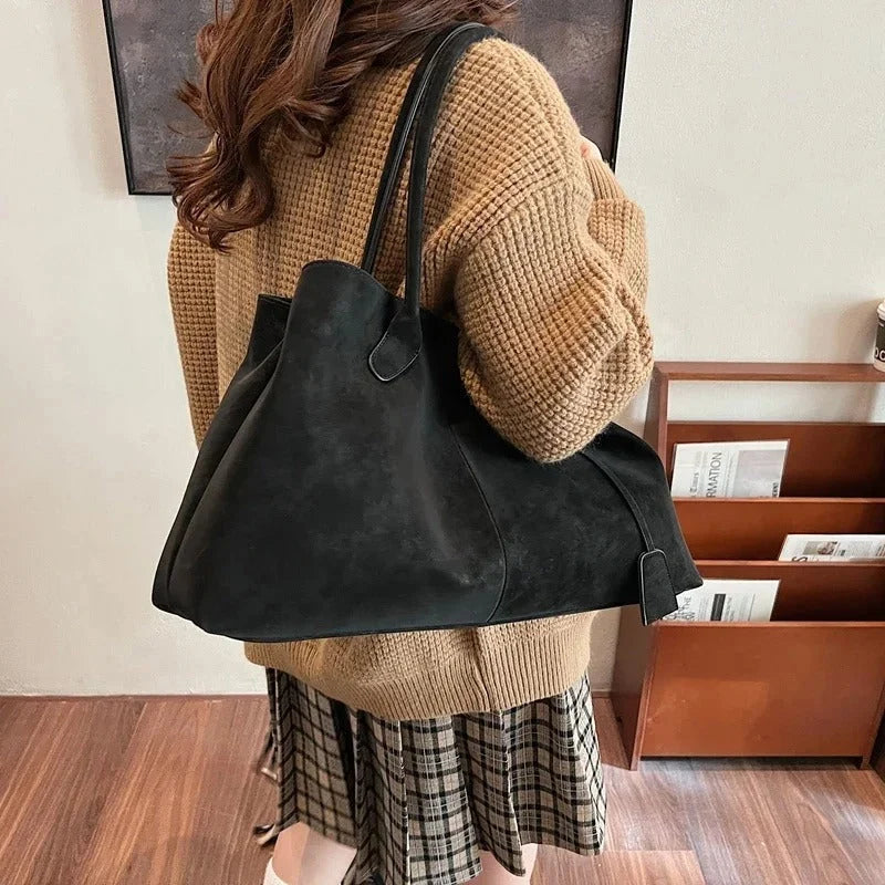 Womens Chic Spacious Tote Bag Durable Fabric Design 11