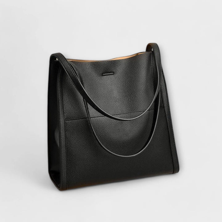 Womens Classic Leather Tote Bag for Laptops 0