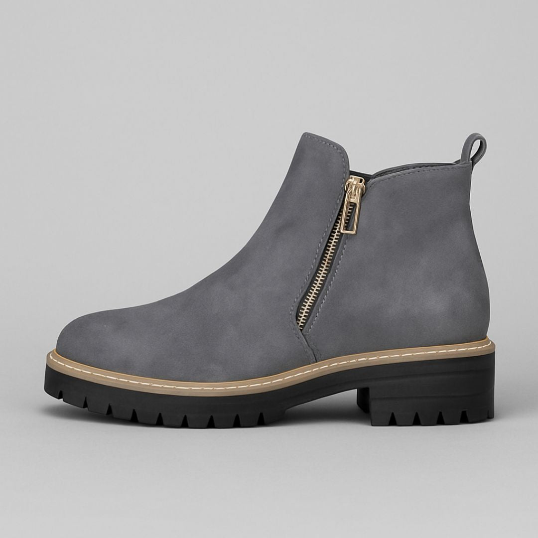 Womens Classic Side-Zip Comfort Boots Leather 0