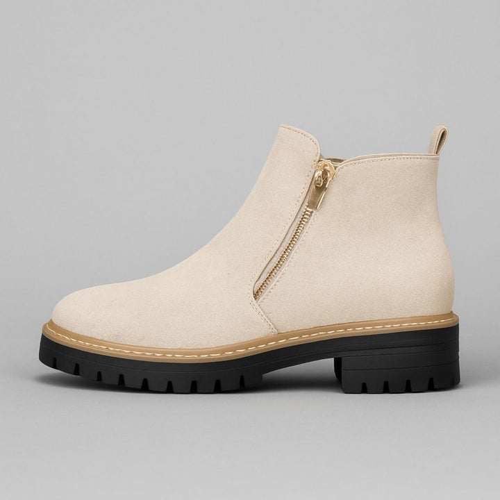 Womens Classic Side-Zip Comfort Boots Leather 3