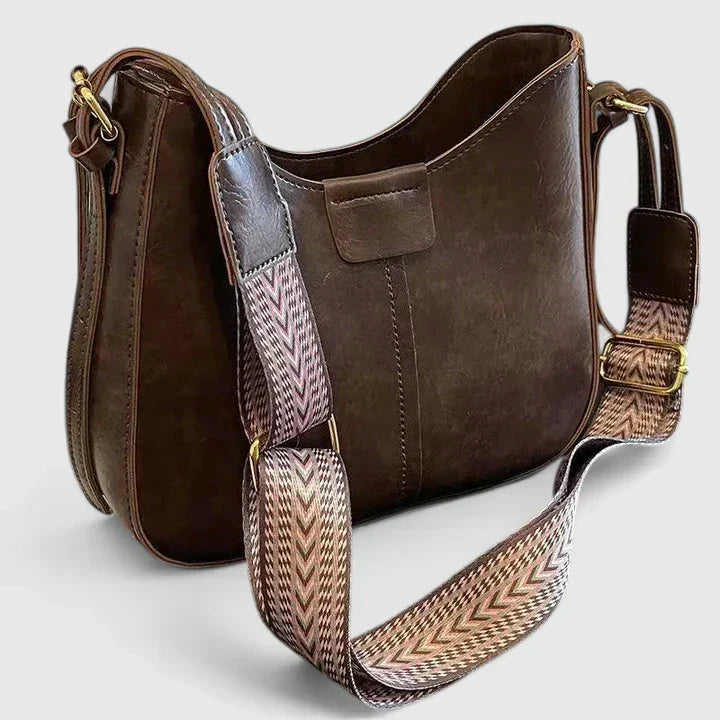 Womens Elegant Adjustable Strap Shoulder Bag Leather 1