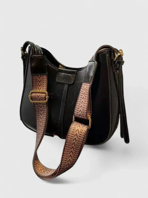 Womens Elegant Adjustable Strap Shoulder Bag Leather 5
