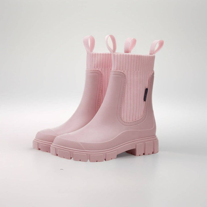 Womens Elegant Waterproof Non-Slip Boots Leather 8