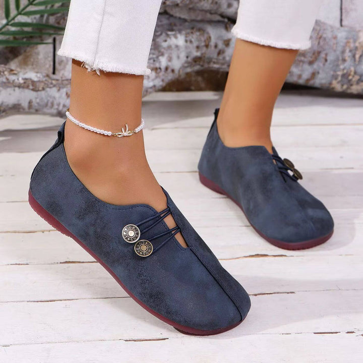 Womens Lightweight Flexible Orthopedic Shoes Suede Comfort 4