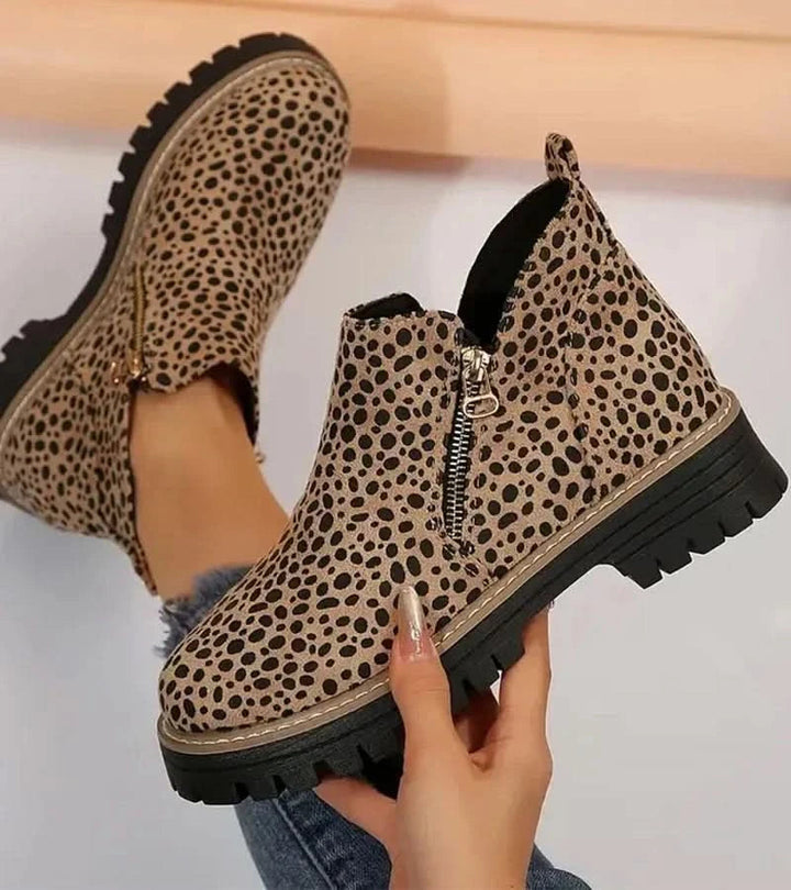 Womens Minimalist Supportive Ankle Boots Leather 1