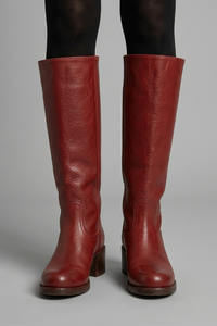 Womens Orthopaedic Pull-On Mid Calf Boots Leather