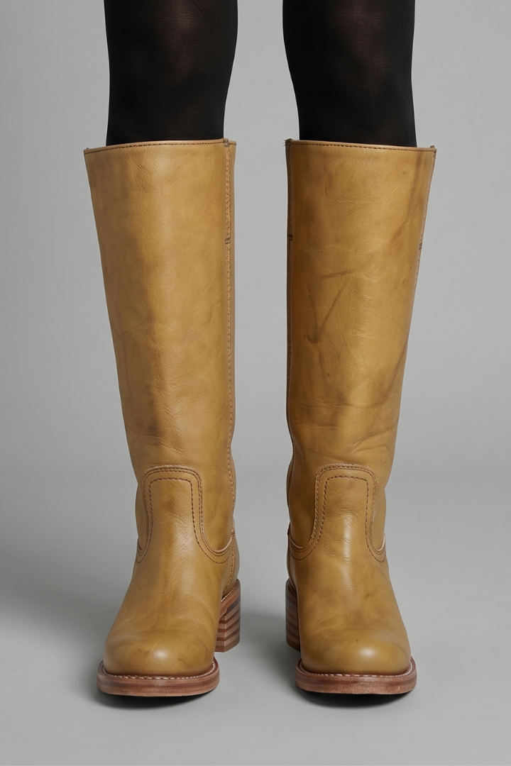 Womens Orthopaedic Pull-On Mid Calf Boots Leather 9