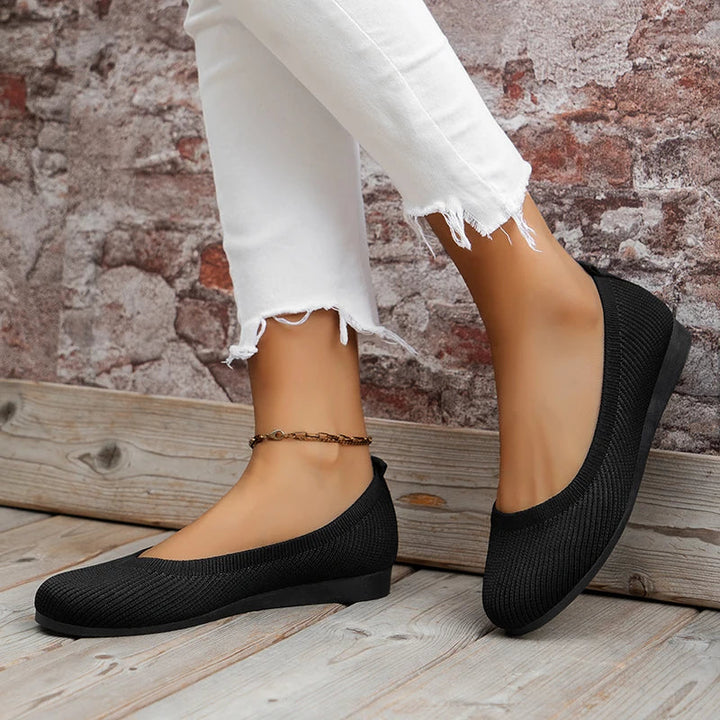Womens Orthopedic Cushioned Loafers Leather Comfort Style 1