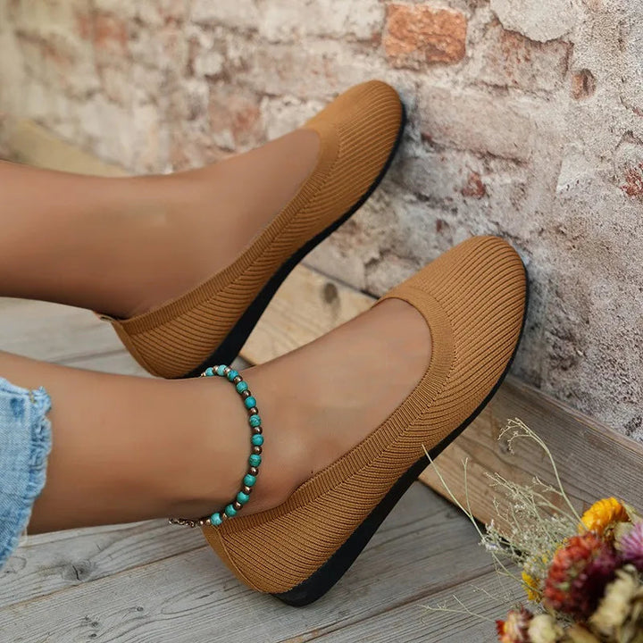 Womens Orthopedic Cushioned Loafers Leather Comfort Style 10
