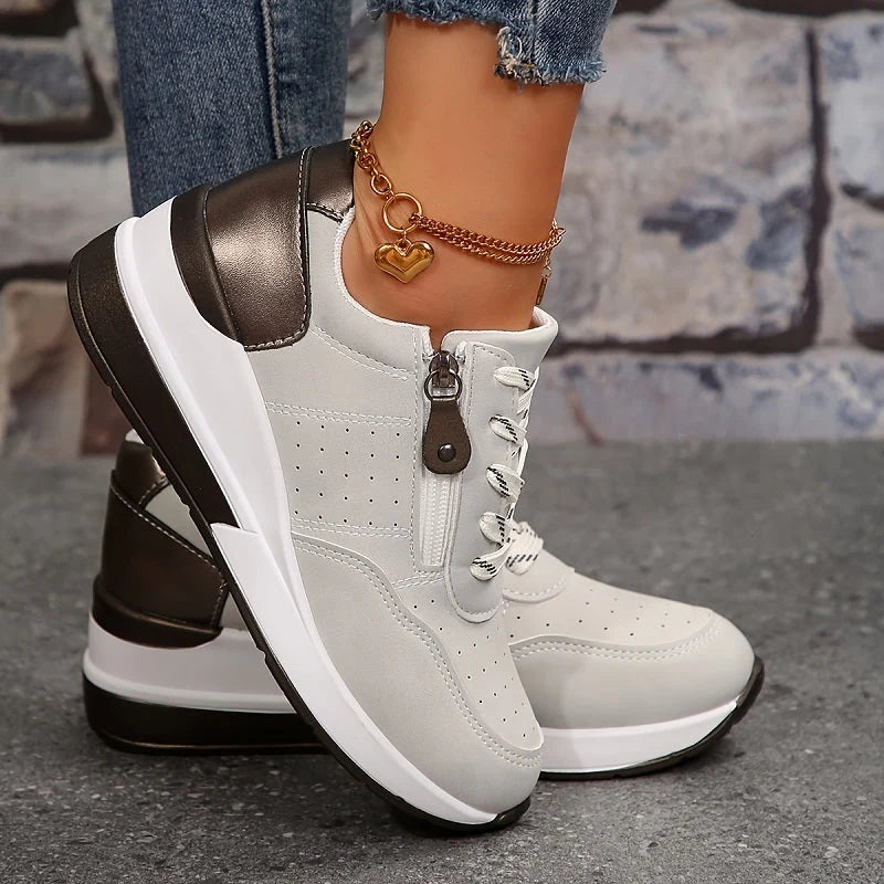 Women's Trainers Supportive Orthopaedic Vegan Walking Shoes 6