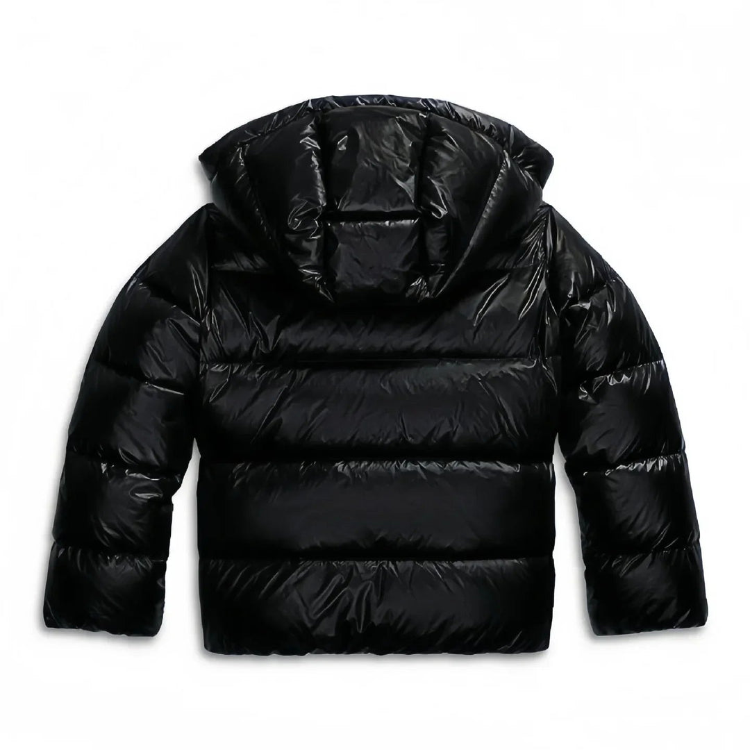 Womens Quilted Hooded Puffer Jacket Lightweight Glossy 7
