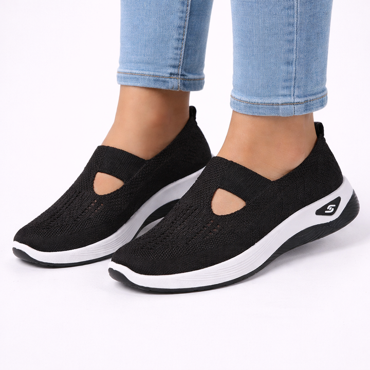 Womens Slip-On Orthopedic Comfort Shoes Breathable Knit 2