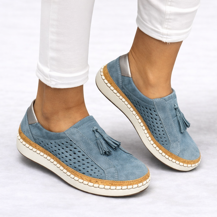 Womens Slip-On Orthopedic Comfort Shoes Lightweight Tassel 2