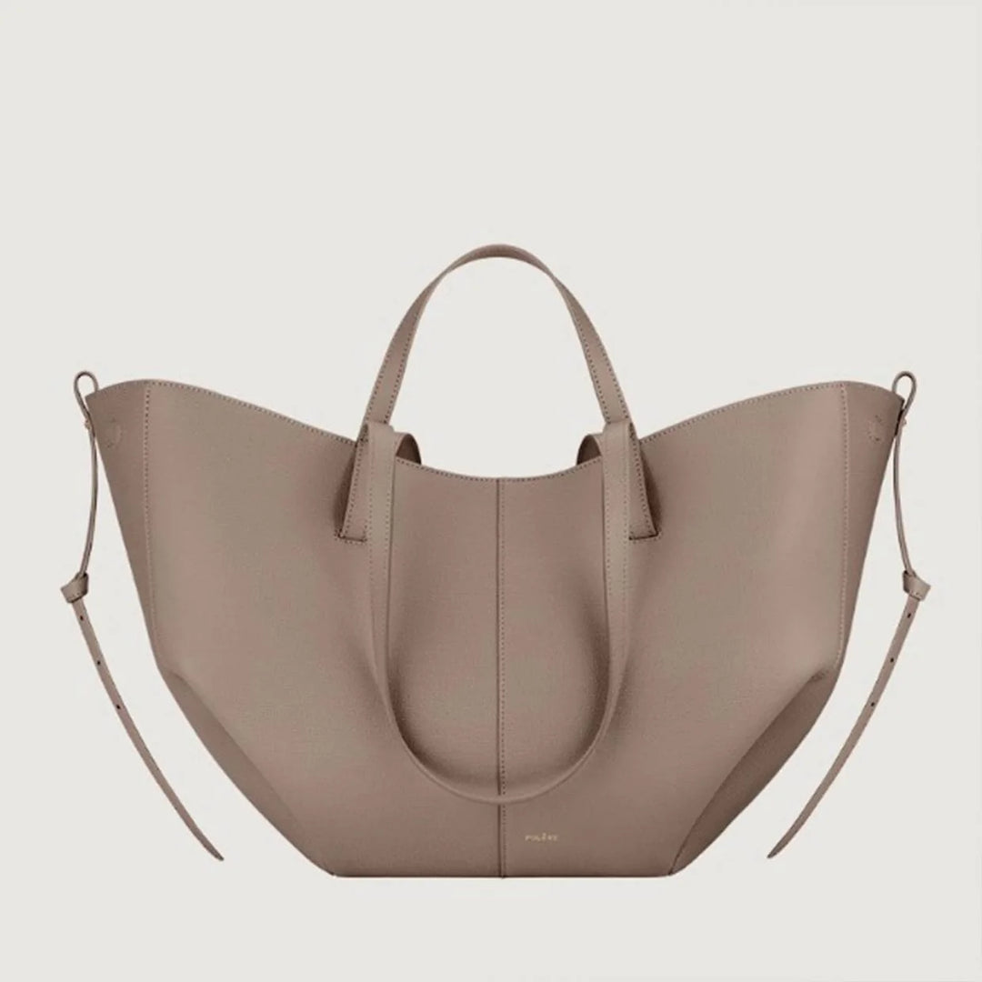 Womens Vintage Classic Large Tote Bag Leather 2