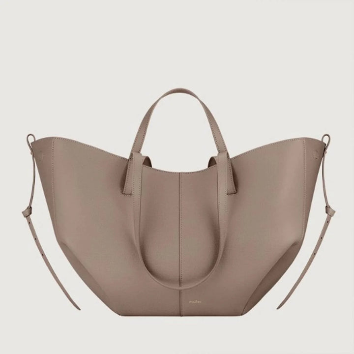 Womens Vintage Classic Large Tote Bag Leather 2