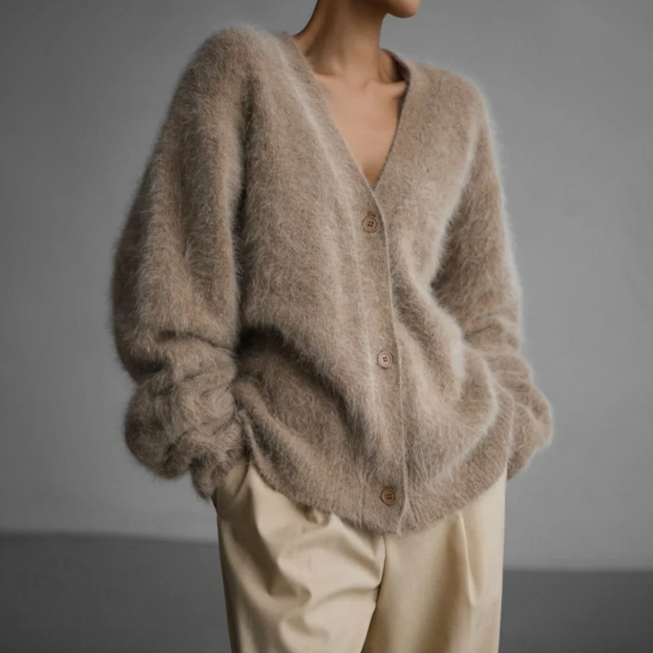 Cordelia | Women's Cashmere Cardigan – Flattering Fit Knit Design
