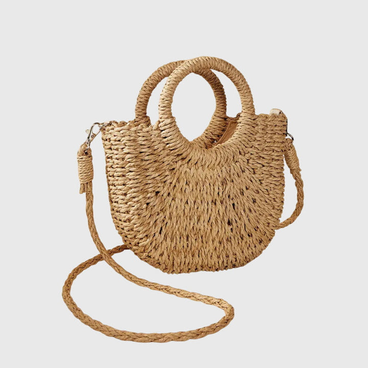 Verity | Women's Bag Woven Round Handle Crossbody