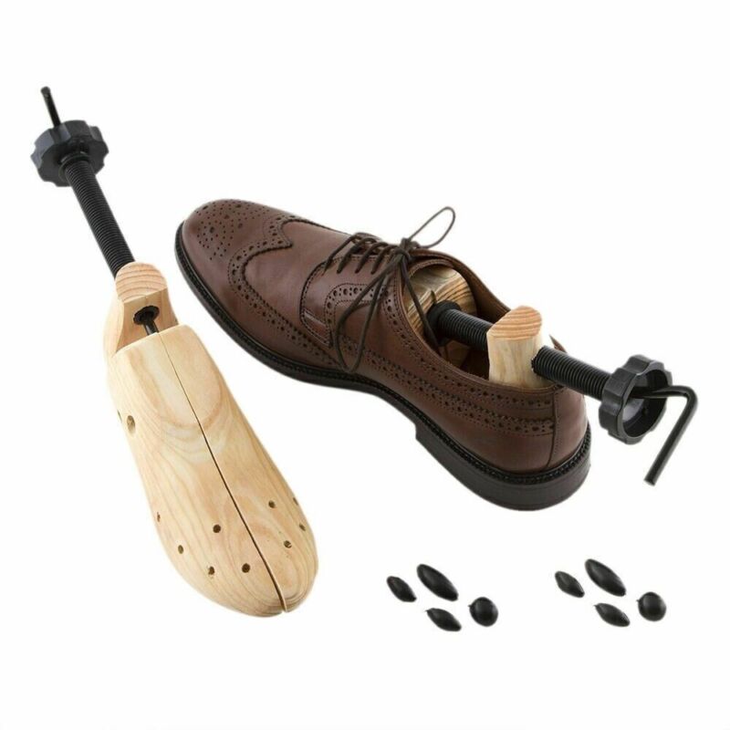 Adjustable Shoe Stretcher – Wooden Two-Way Shoe Widener for Width &amp; Length, Women&