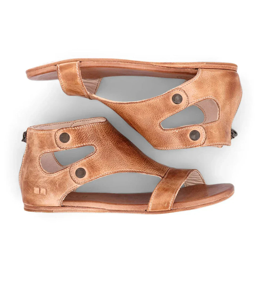 Petra | Gladiator Ankle Cuff Leather Sandals