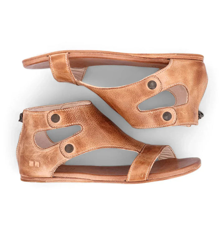 Petra | Gladiator Ankle Cuff Leather Sandals