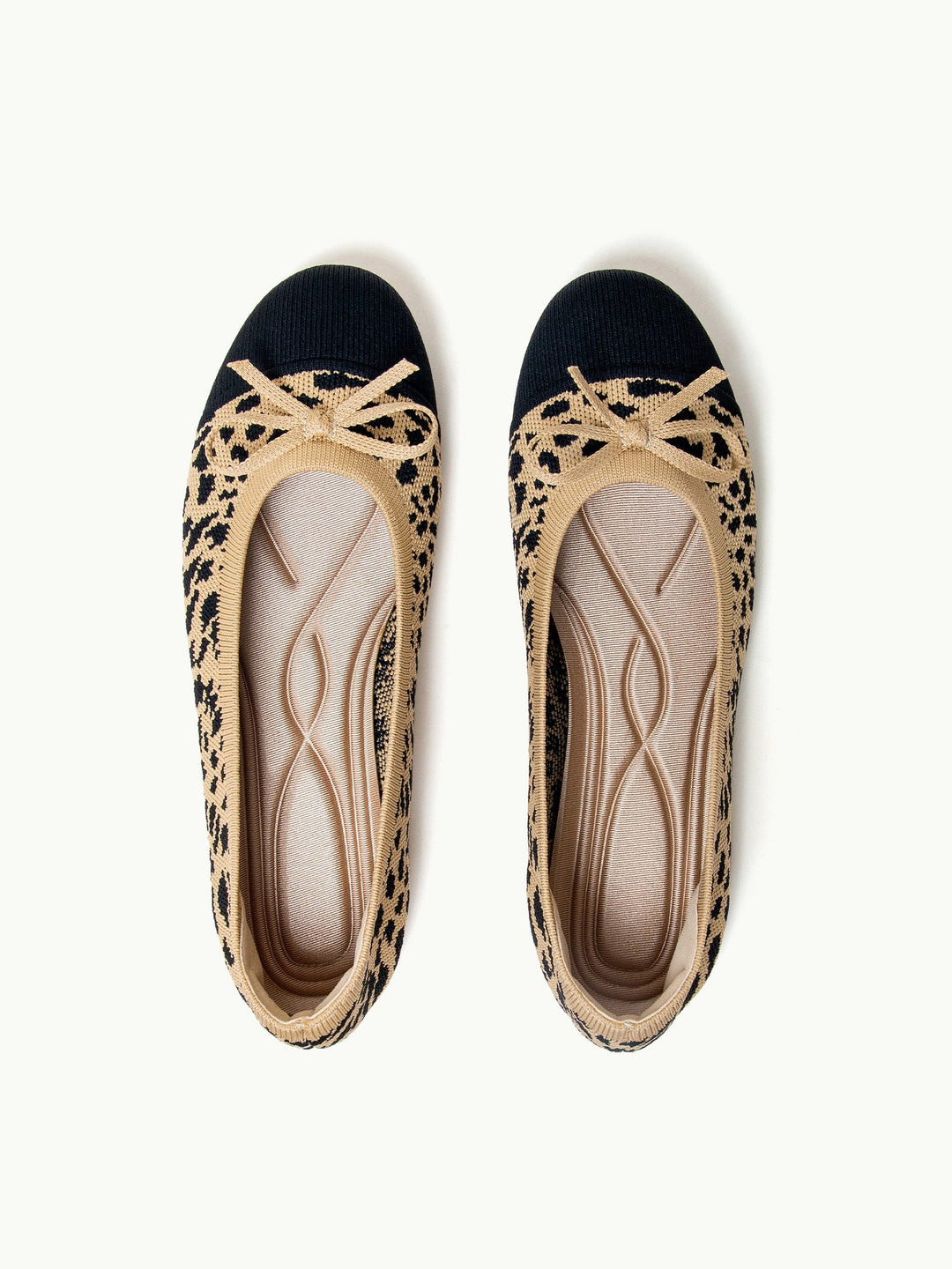 Ottavia | Women's Round Toe Orthopedic Flats with Bow Tie Detail