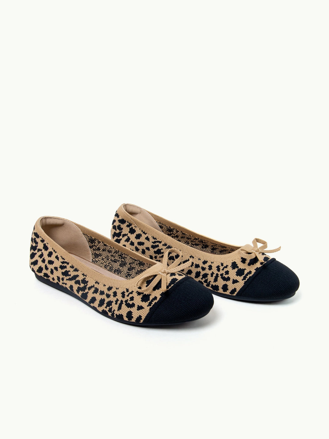 Ottavia | Women's Round Toe Orthopedic Flats with Bow Tie Detail