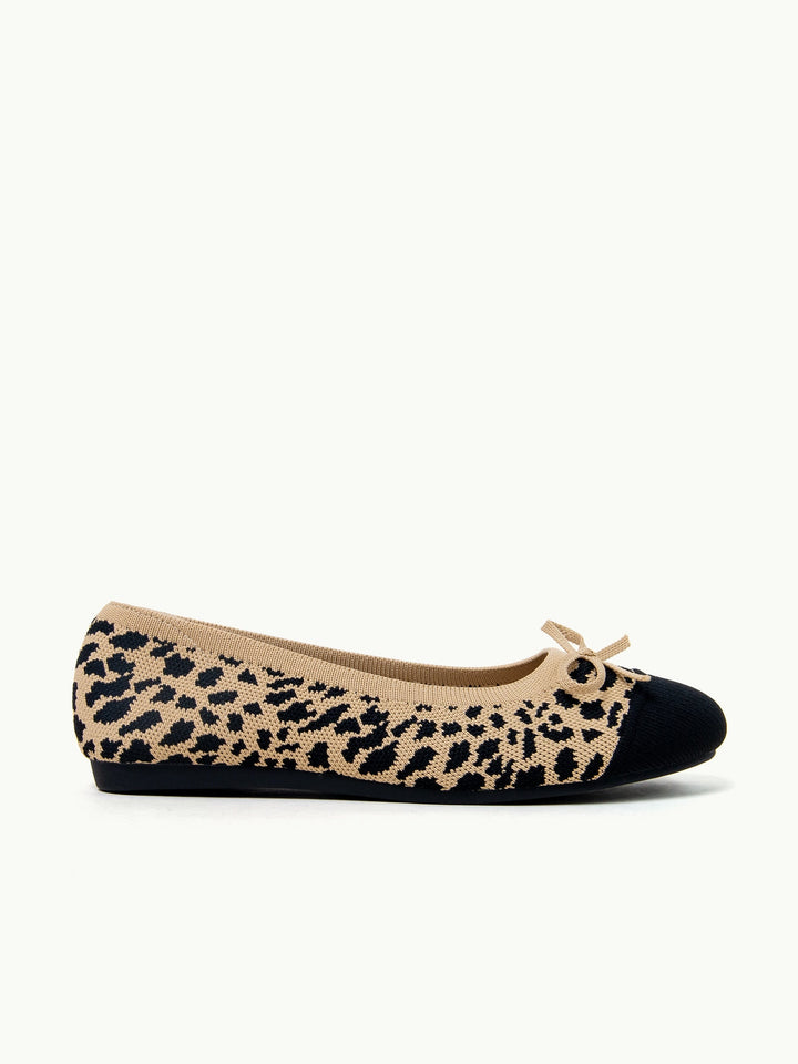 Ottavia | Women's Round Toe Orthopedic Flats with Bow Tie Detail