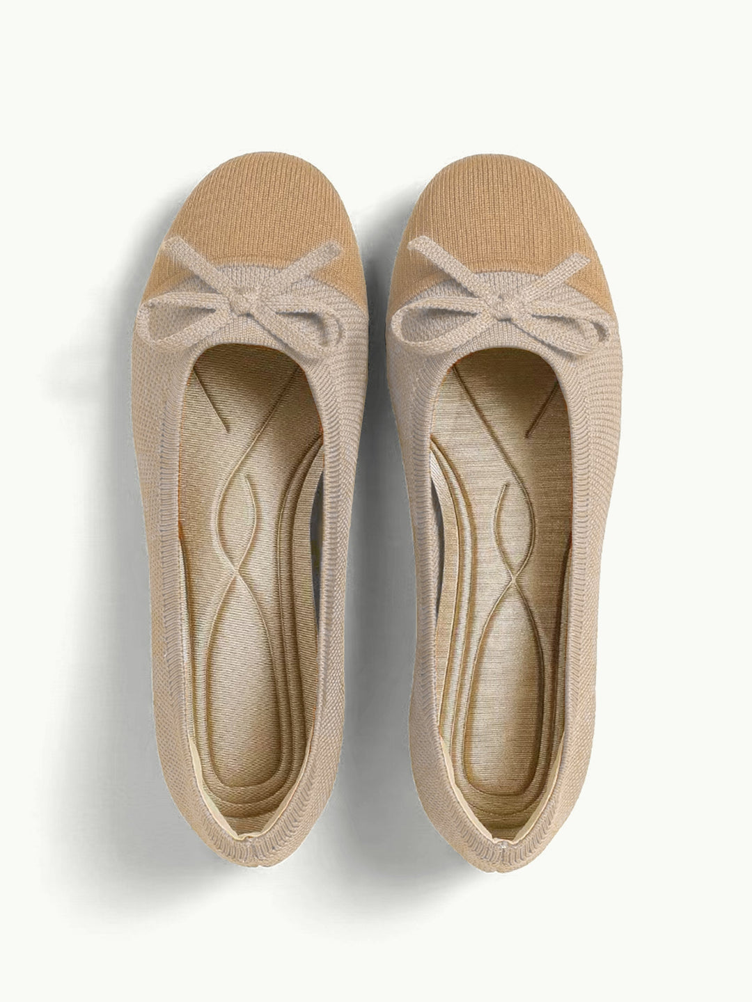 Ottavia | Women's Round Toe Orthopedic Flats with Bow Tie Detail