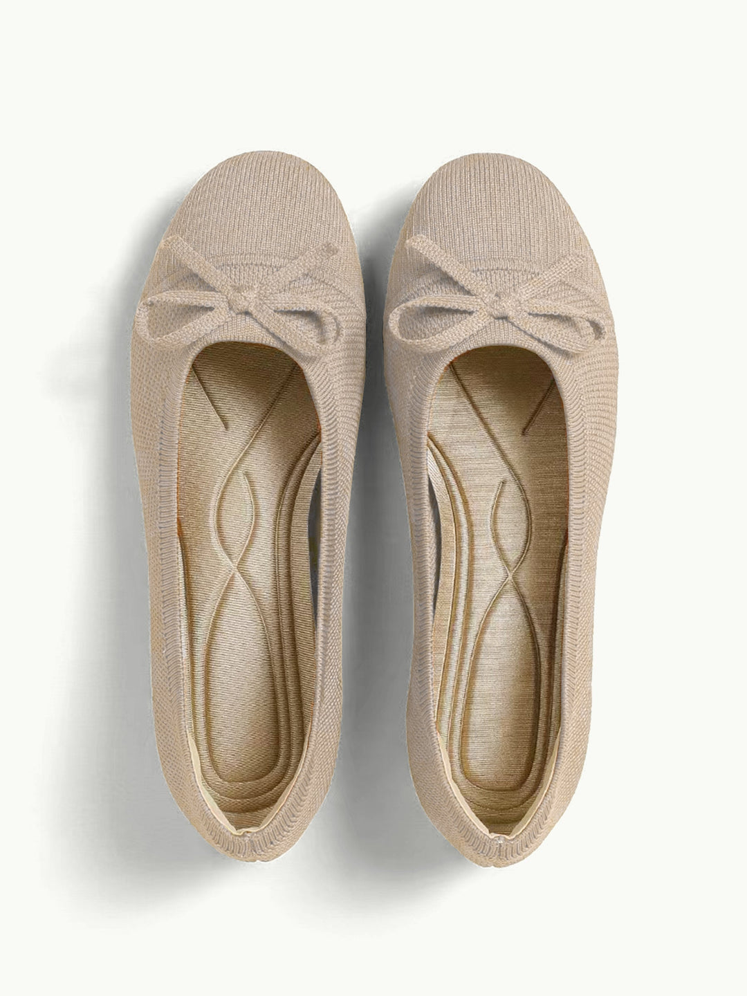 Ottavia | Women's Round Toe Orthopedic Flats with Bow Tie Detail