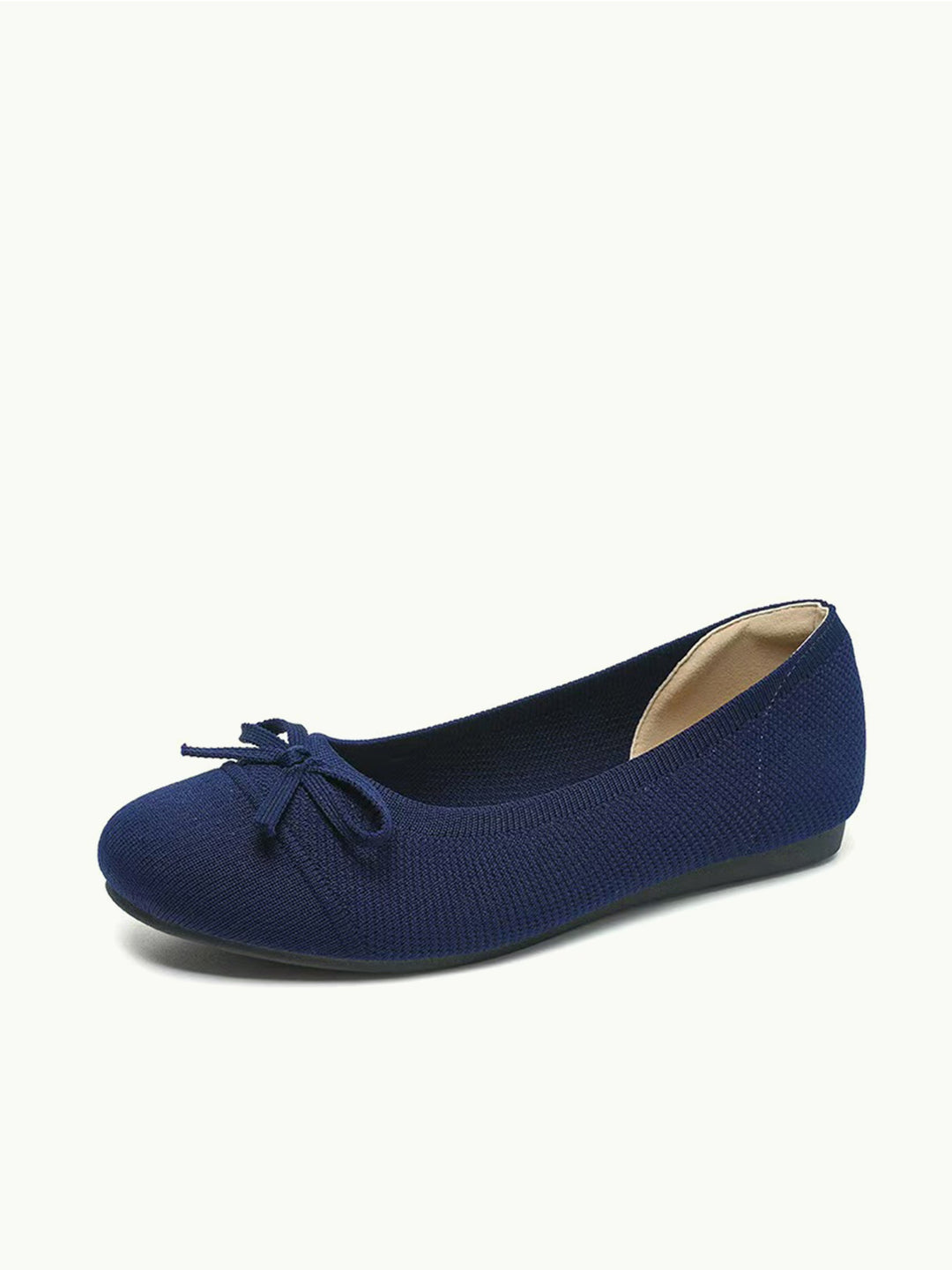 Ottavia | Women's Round Toe Orthopedic Flats with Bow Tie Detail
